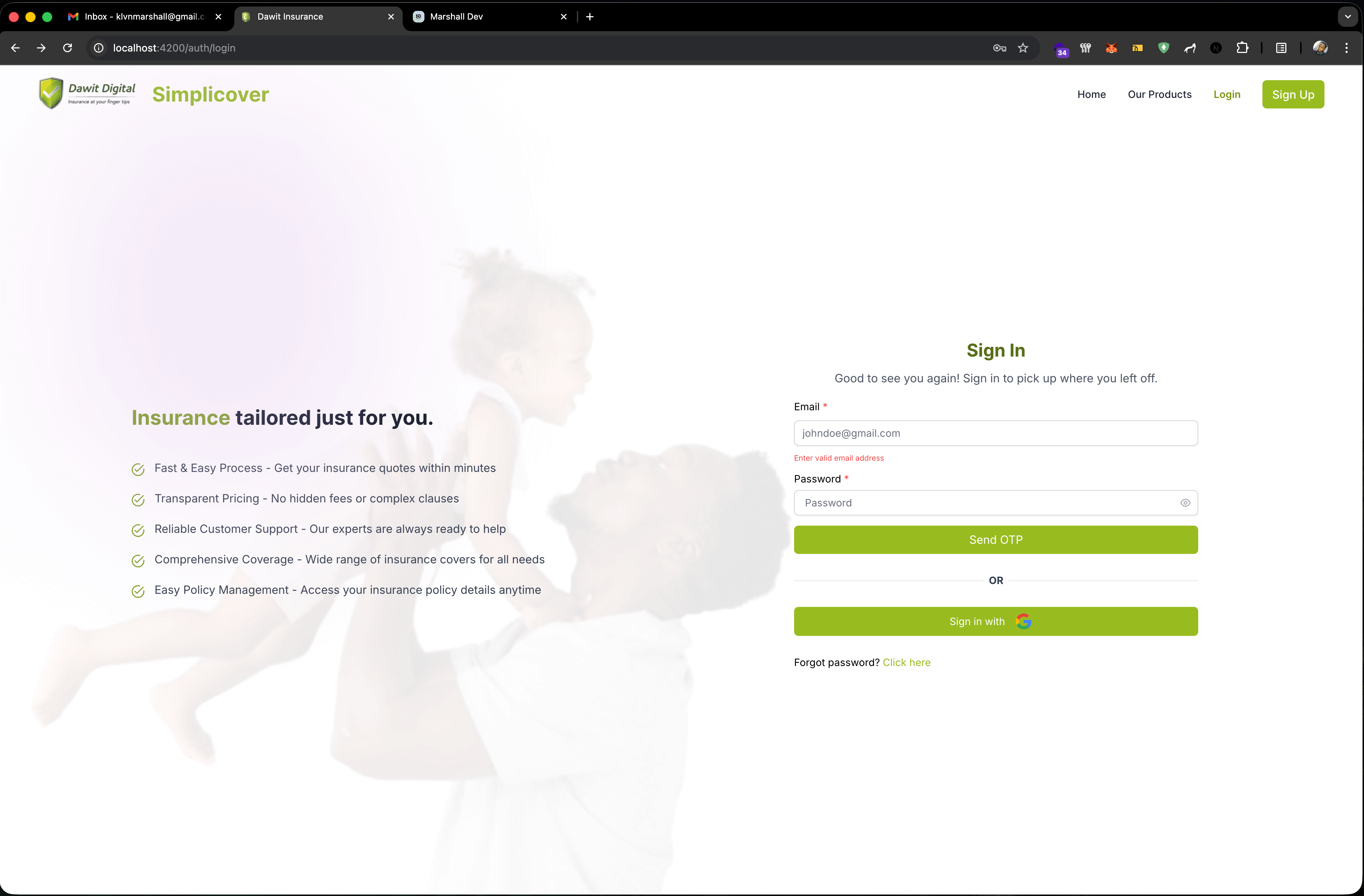 Dawit Insurance - Simplicover